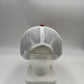 Plain Flat 6P Mesh Trucker Red and White Mesh 12-pck CF6M1855 Cap Hat