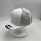 Plain Flat 6P Mesh Trucker White and White Mesh 12-pck CF6M1860 Cap Hat