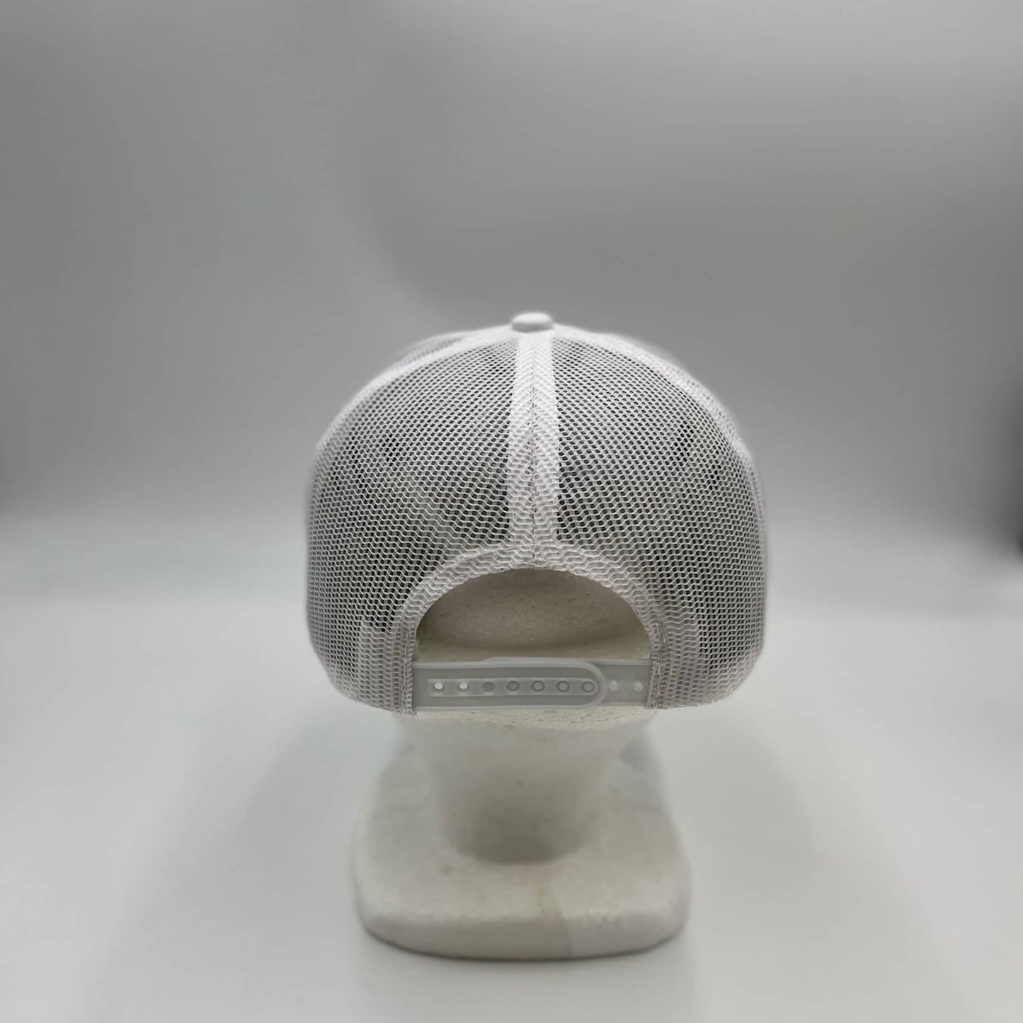 Plain Flat 6P Mesh Trucker White and White Mesh 12-pck CF6M1860 Cap Hat