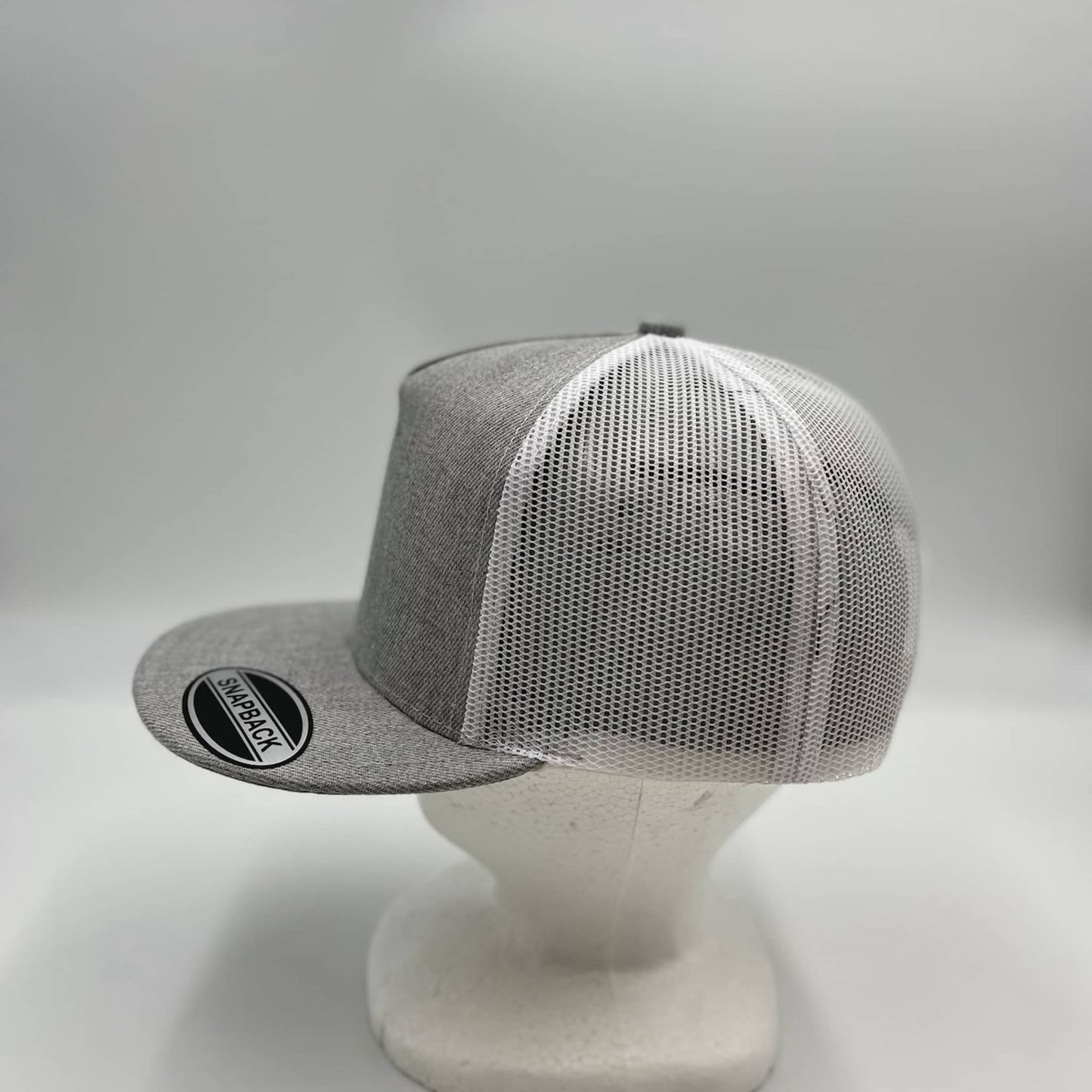 Plain Flat 5P Mesh Trucker Red and Black Mesh 12-pck CF5M1220 Cap Hat