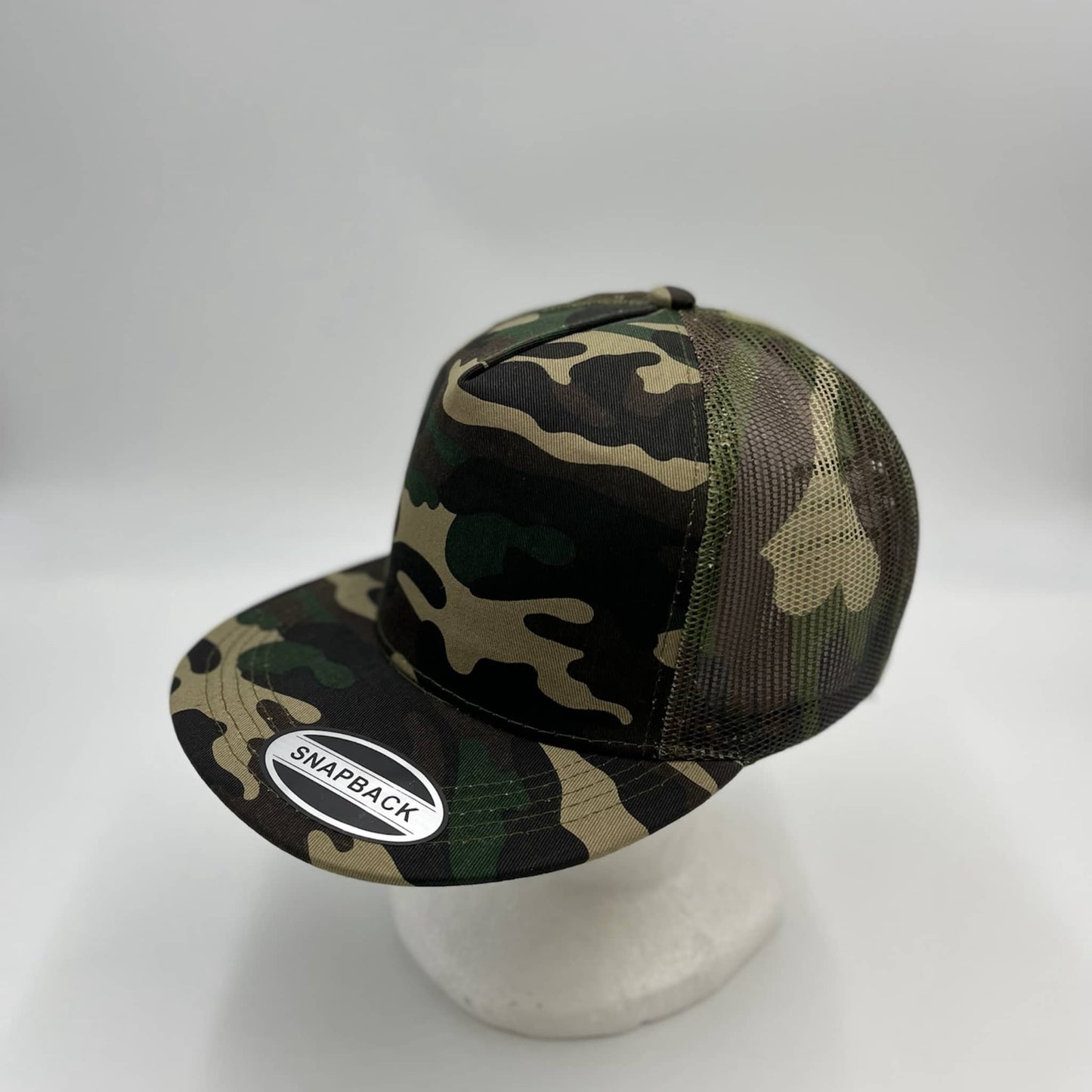 Alpha Omega Cap Plain Flat 5P Mesh Trucker Camo II and Camo Mesh 12-pck CF5M1224 Cap Hat