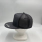 Plain Flat 5P Mesh Trucker Dark Gray 12-pck CF5M1208 Cap Hat