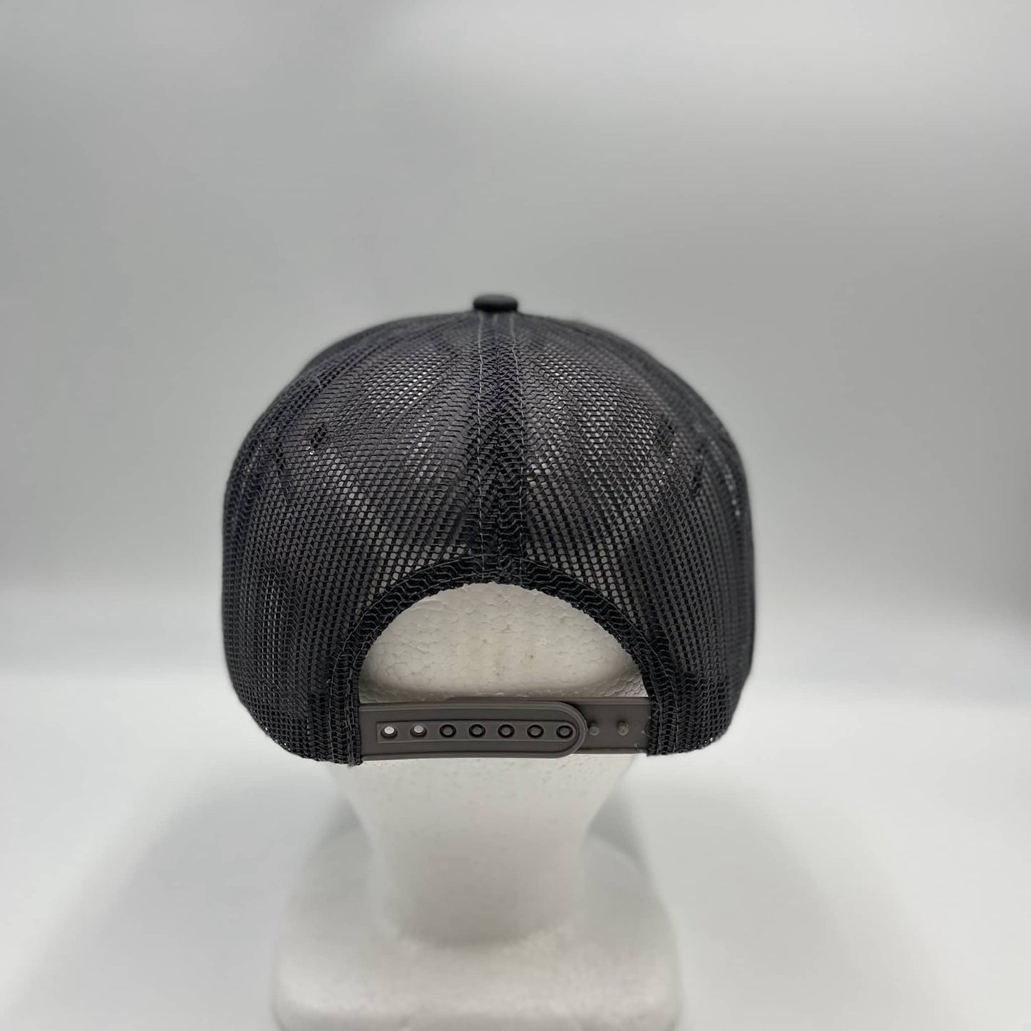 Plain Flat 5P Mesh Trucker Dark Gray 12-pck CF5M1208 Cap Hat
