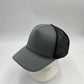 Plain Sponge Trucker Gray and Black Mesh 12-pck STM16 Cap Hat