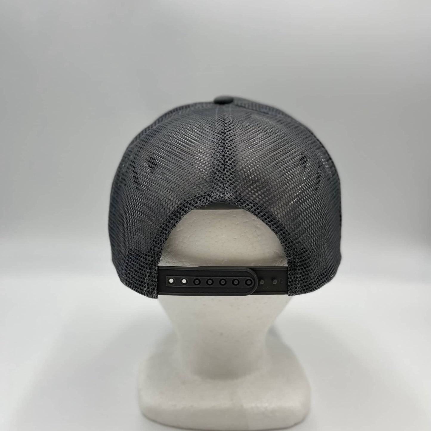 Plain Sponge Trucker Gray and Black Mesh 12-pck STM20 Cap Hat