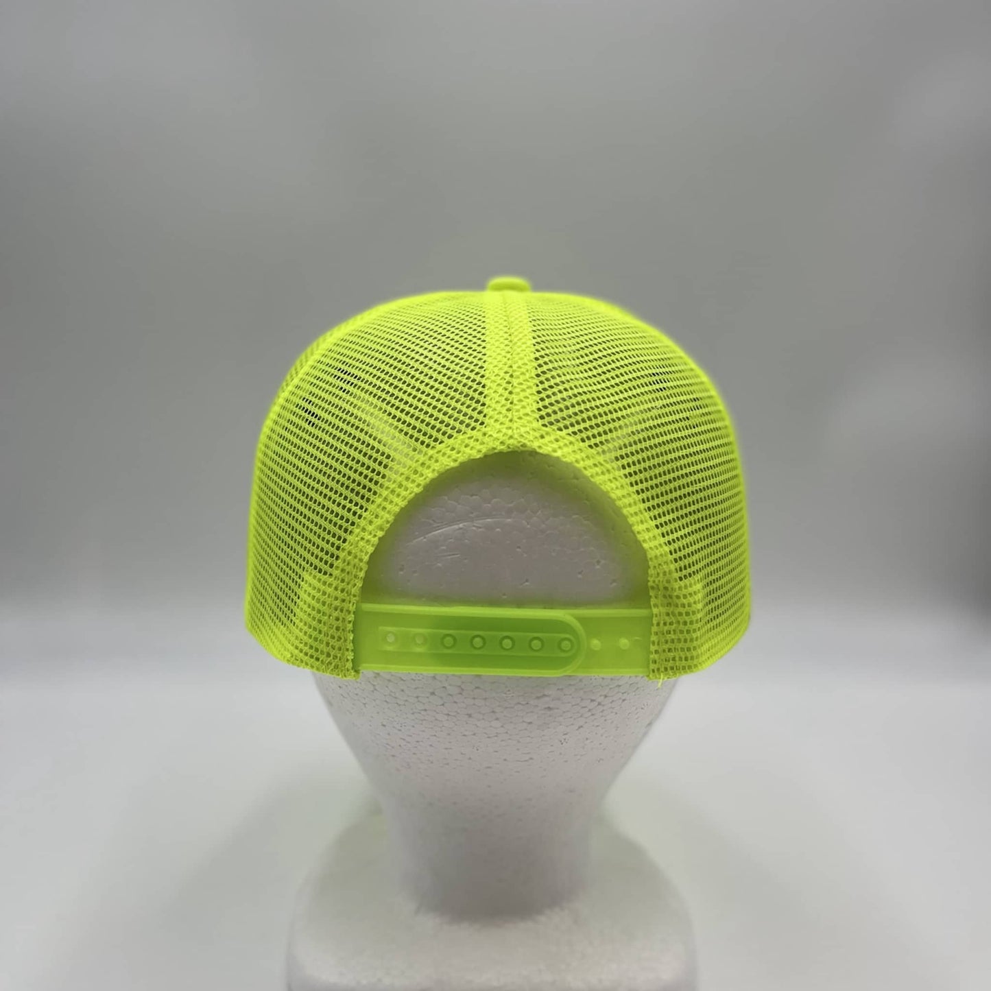 Alpha Omega Cap Plain Sponge Trucker Neon Yellow 12-pck STM18 Cap Hat