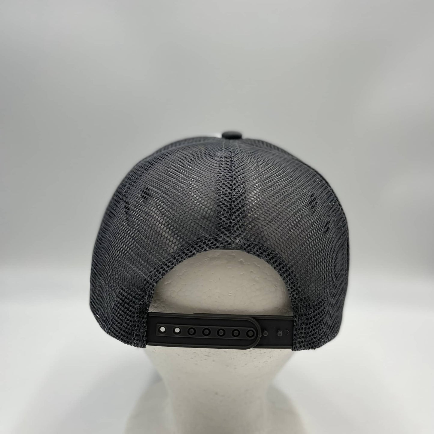 Alpha Omega Cap Plain TwoTone Sponge Trucker White Face, Gray Lid, and Gray Mesh 12 pack STMTT04 Cap Hat