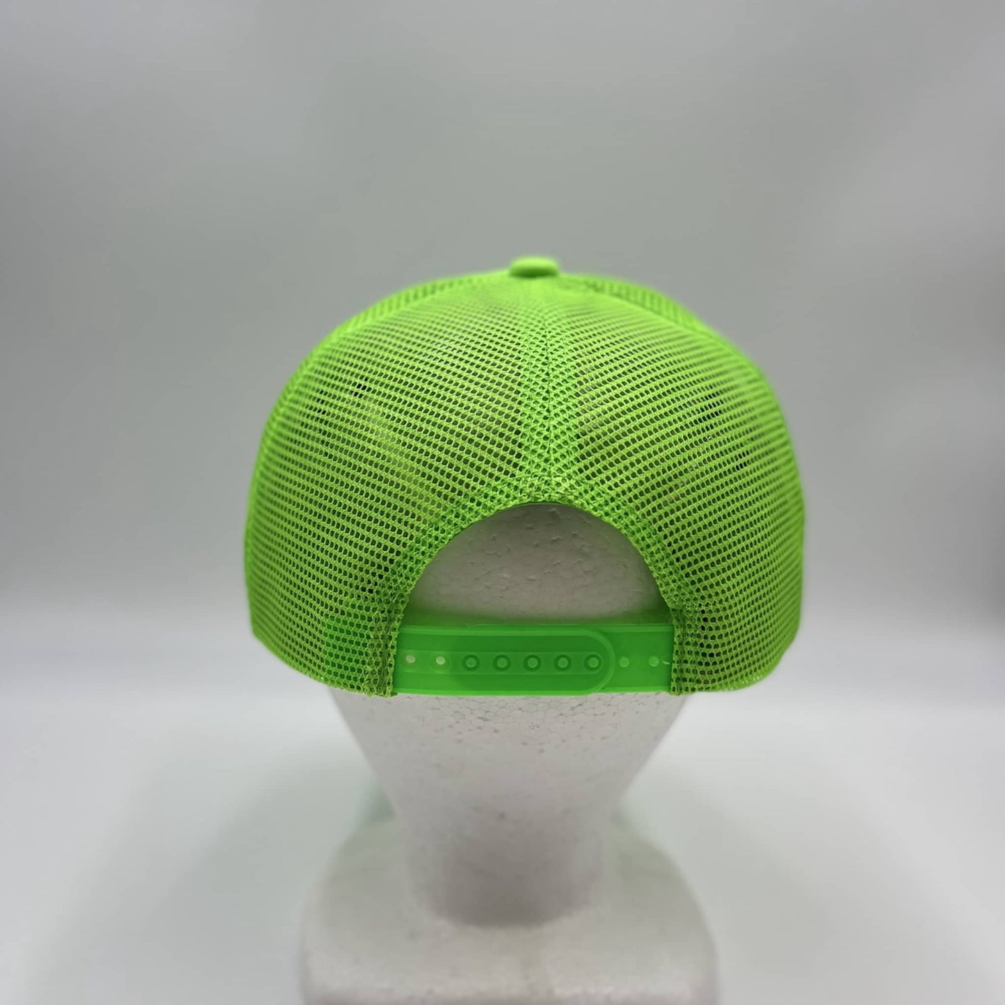 Alpha Omega Cap Plain Sponge Trucker Neon Green 12-pck STM14 Cap Hat