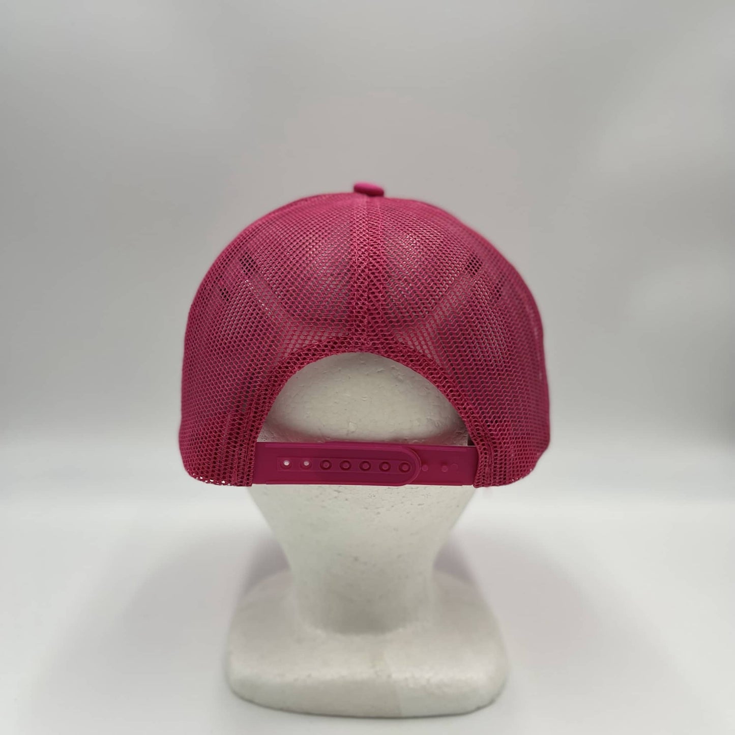 Alpha Omega Cap Plain Flat 5P Mesh Trucker Hot Pink 12-pck CF5M1207 Cap Hat