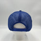 Plain Flat 5P Two Tone Mesh Trucker White Face Blue Lid and Blue Mesh 12-pck CF5MTT4 Cap Hat
