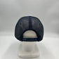 Plain Flat 5P Two Tone Mesh Trucker White Face Navy Blue Lid and Navy Blue Mesh 12-pckCF5MTT3 Cap Hat