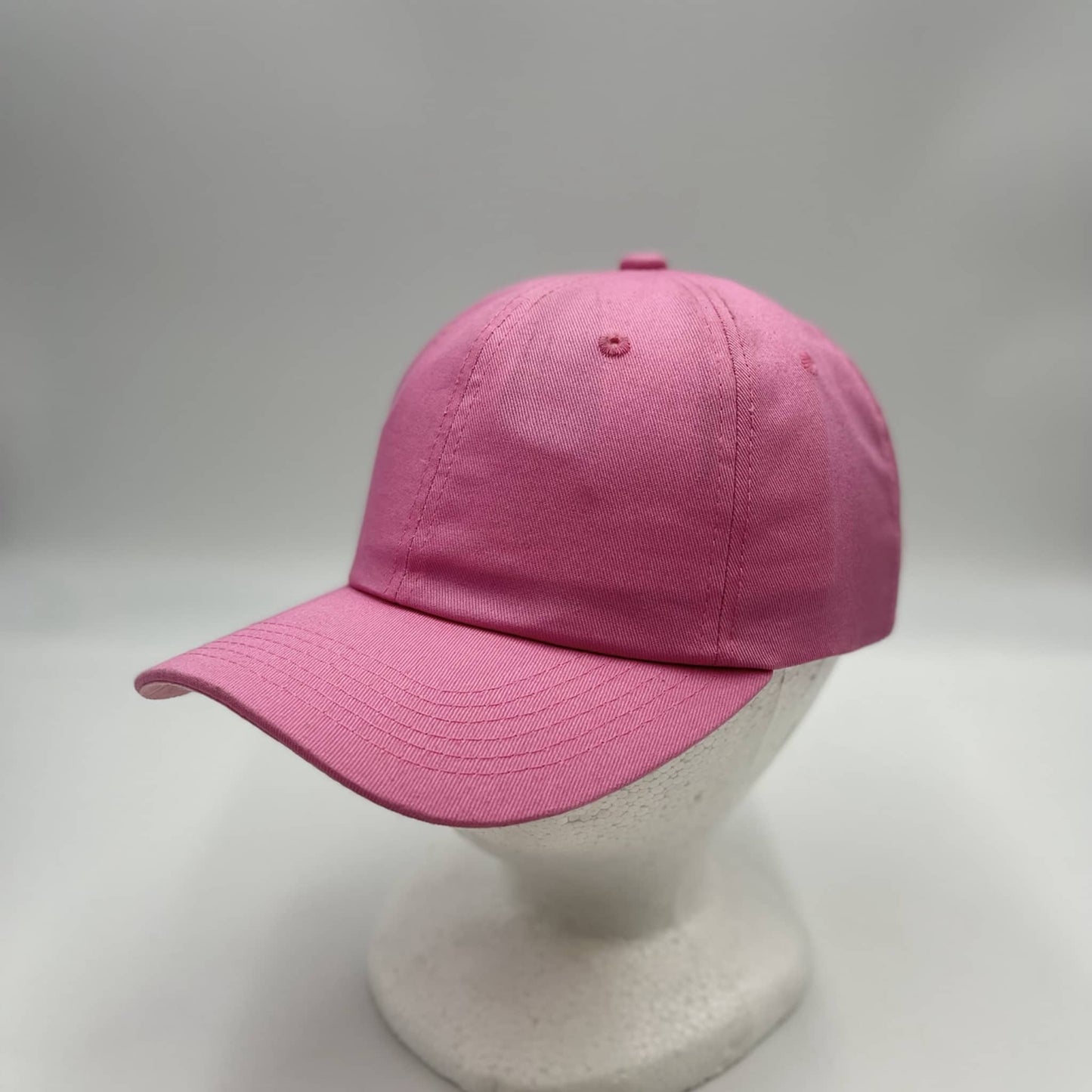 Plain Cotton Cap Rose 12-pck CCW0815 Cap Hat