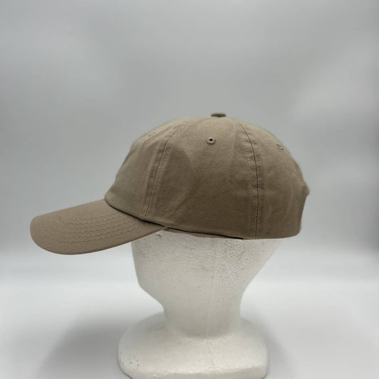 Alpha Omega Cap Plain Cotton Cap Dark Tan 12-pck CCW0814 Cap Hat