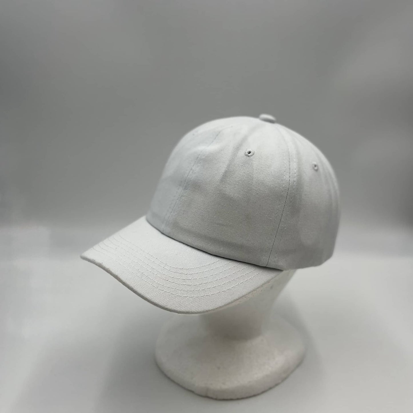 Alpha Omega Cap Plain Cotton Cap White 12-pck CCW0803 Cap Hat