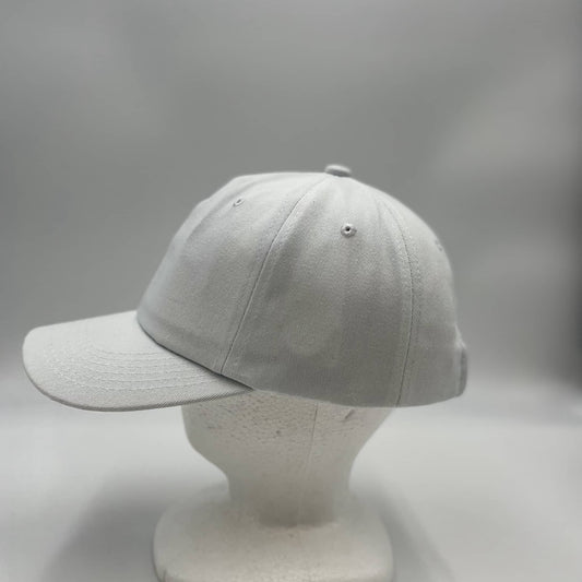 Alpha Omega Cap Plain Cotton Cap White 12-pck CCW0803 Cap Hat