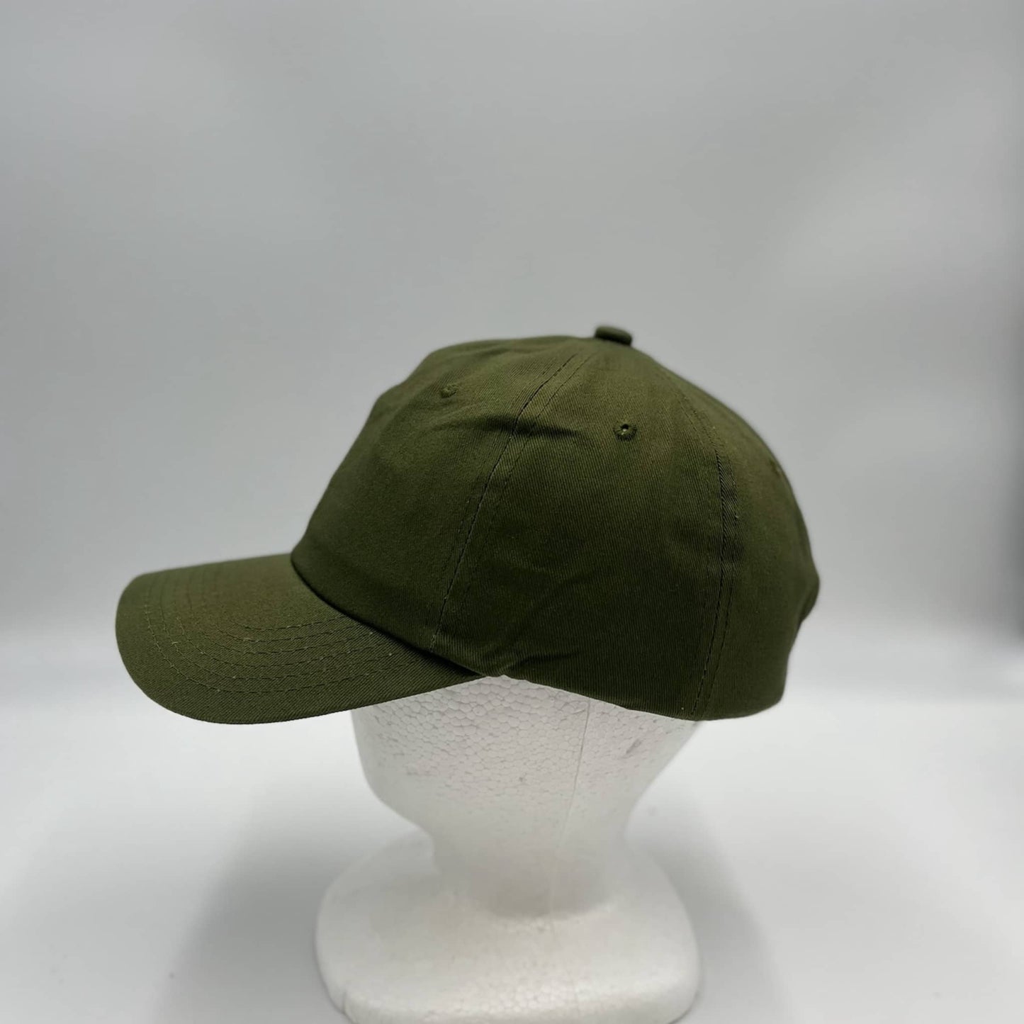 Plain Cotton Cap Olive 12 pack CCW0801 Cap Hat