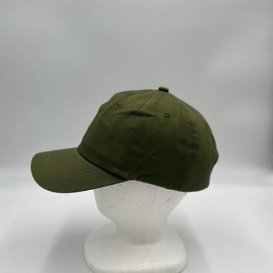 Alpha Omega Cap Plain Cotton Cap Olive 12 pack CCW0801 Cap Hat