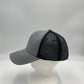 Plain Mesh Velcro Texture Gray and Black Mesh 12-pack CTM1139 Cap Hat