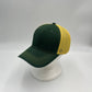 Plain Mesh Velcro Green and Yellow Mesh 12 PACK CTM1128 Cap Hat