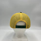 Plain Mesh Velcro Green and Yellow Mesh 12 PACK CTM1128 Cap Hat