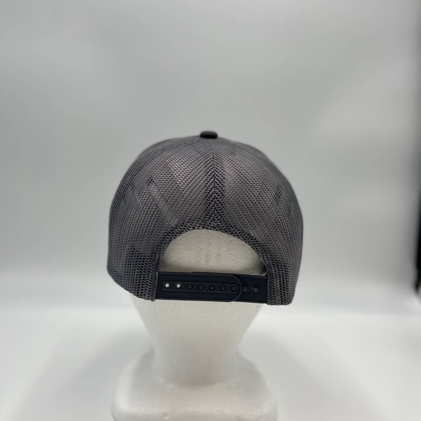 Alpha Omega Cap Plain Mesh Velcro Dark Gray and Gray Mesh 12 PACK CTM1133 Cap Hat