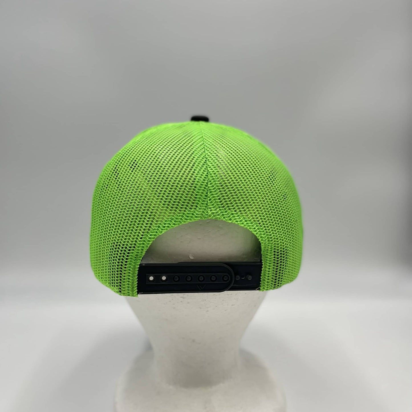 Alpha Omega Cap Plain Mesh Velcro Dark Gray and Neon Green Mesh 12-pack 12 pack CTM1138 Cap Hat