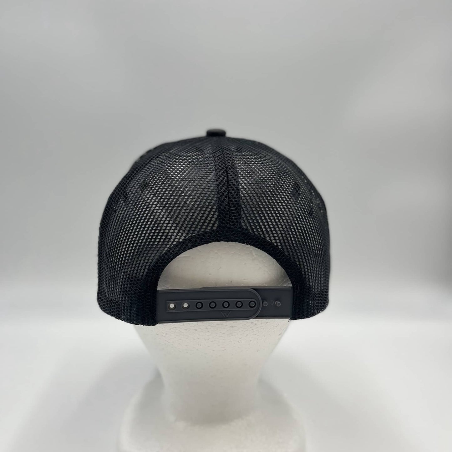 Alpha Omega Cap Plain Mesh Velcro Dark Gray and Black Mesh 12 pack CTM1119 Cap Hat