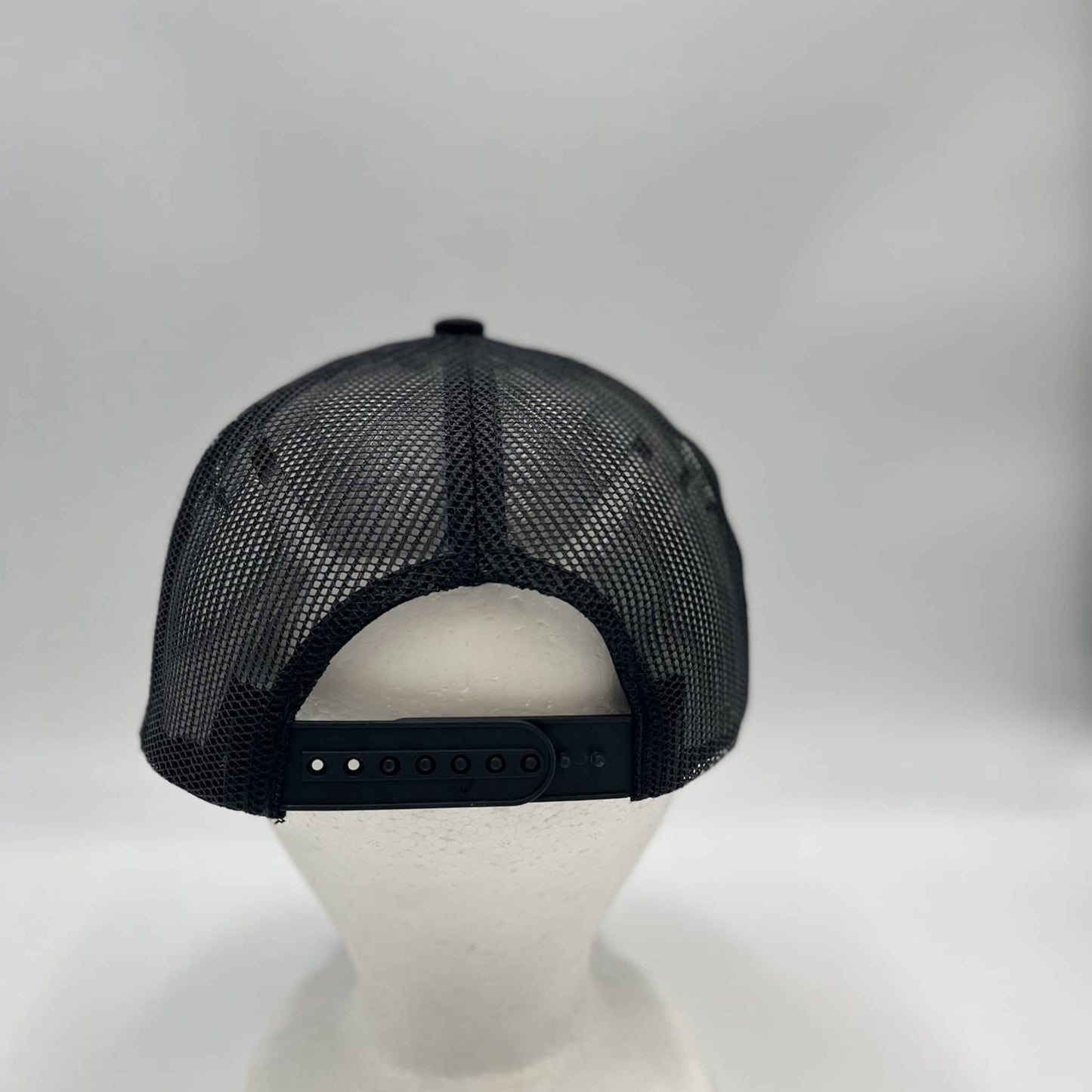 Plain Mesh Velcro Black and Black Mesh 12 PACK CTM1121 Cap Hat