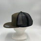 Plain 7 Panel Trucker Olive Green and Black Mesh NS7TM08 Cap Hat