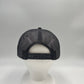 Plain 7 Panel Trucker Black and Gray Mesh 12 pack NS7TM06 Cap Hat