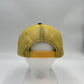 Plain 7 Panel Trucker Black and Yellow Mesh 12 pack NS7TM03 Cap Hat