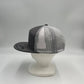 Plain 7 Panel Trucker Gray and Black Mesh 12 pack NS7TM12 Cap Hat