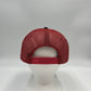 Plain 7 Panel Trucker Black and Red Mesh 12 pack NS7TM01 Cap Hat