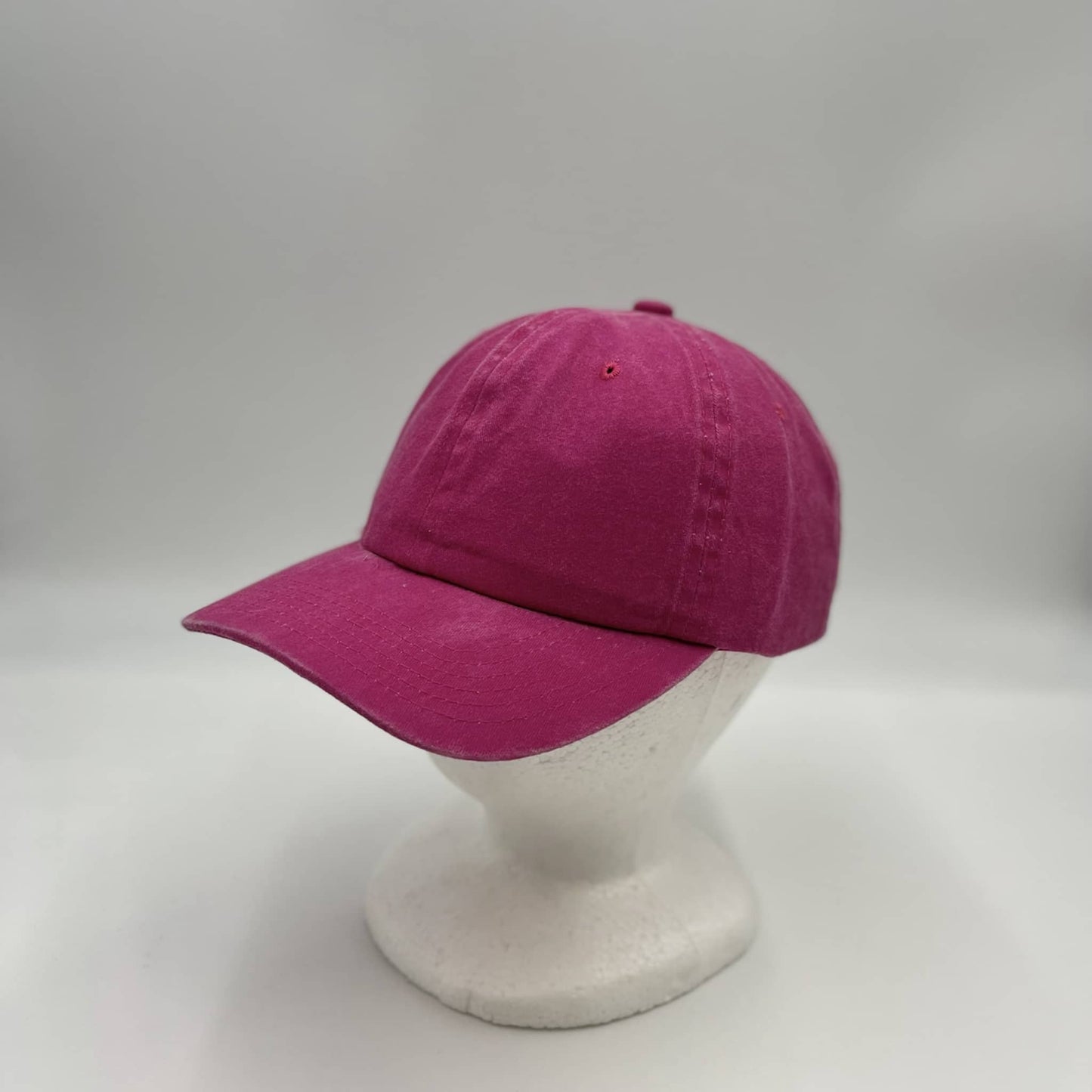 Plain Pigment Dyed Cap Pink 12 pack PPDW1902 Cap Hat