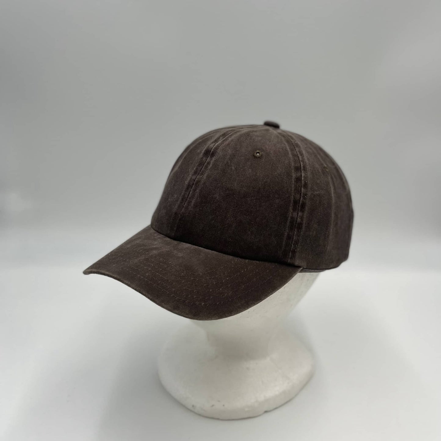 Plain Pigment Dyed Cap Brown 12 pack PPDW1903 Cap Hat