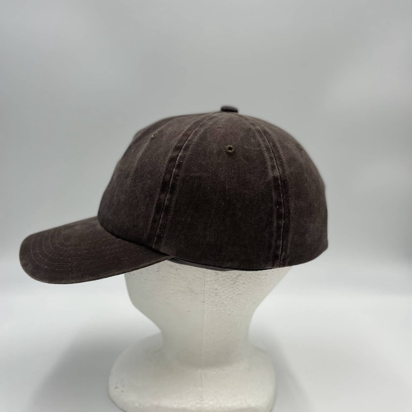 Plain Pigment Dyed Cap Brown 12 pack PPDW1903 Cap Hat