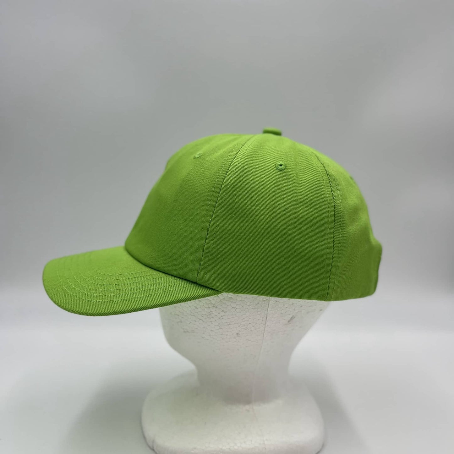 Alpha Omega Cap Plain Cotton Cap Neon Green 12 pack CCW0820 Cap Hat