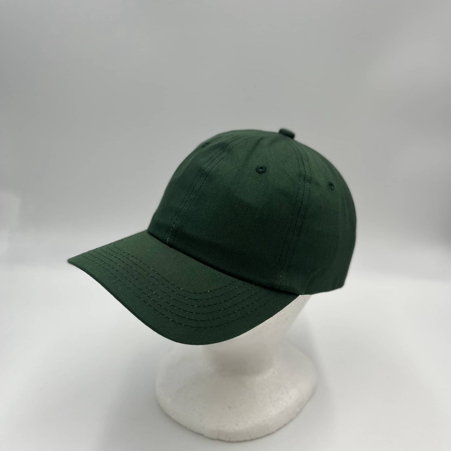 Plain Cotton Cap Forest Green (Dark) 12-pck CCW0822 Cap Hat