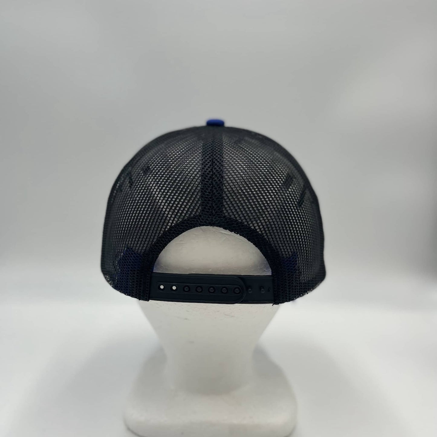Plain Flat 6P Mesh Trucker Blue and Red Mesh 12 pack CF6M1848 Cap Hat