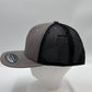 Plain Flat 6P Mesh Trucker Texture dark gray and Black Mesh 12 pack CF6M1877 Cap Hat