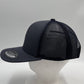Plain Flat 6P Mesh Trucker Dark Gray and Dark Gray Net 12 pack CF6M1839 Cap Hat
