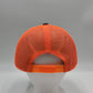 Plain Flat 6P Mesh Trucker Texture light gray and Orange Mesh 12 PACK CF6M1834 Cap Hat