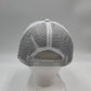 Plain Flat 6P Mesh Trucker White and White Mesh 12 pack CF6M1809 Cap Hat