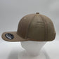 Plain Flat 6P Mesh Trucker Tan and Tan Mesh 12 pack CF6M1808 Cap Hat