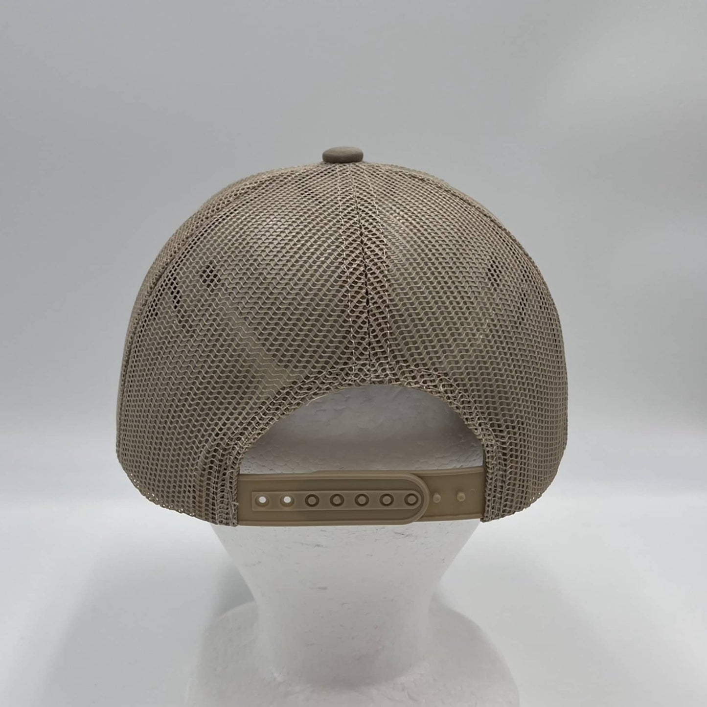 Plain Flat 6P Mesh Trucker Tan and Tan Mesh 12 pack CF6M1808 Cap Hat