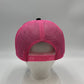 Plain Flat 6P Mesh Trucker Black and Rose Mesh 12 pack CF6M1805 Cap Hat