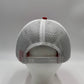 Plain Flat 6P Mesh Trucker Red and White Mesh 12 pack CF6M1820 Cap Hat