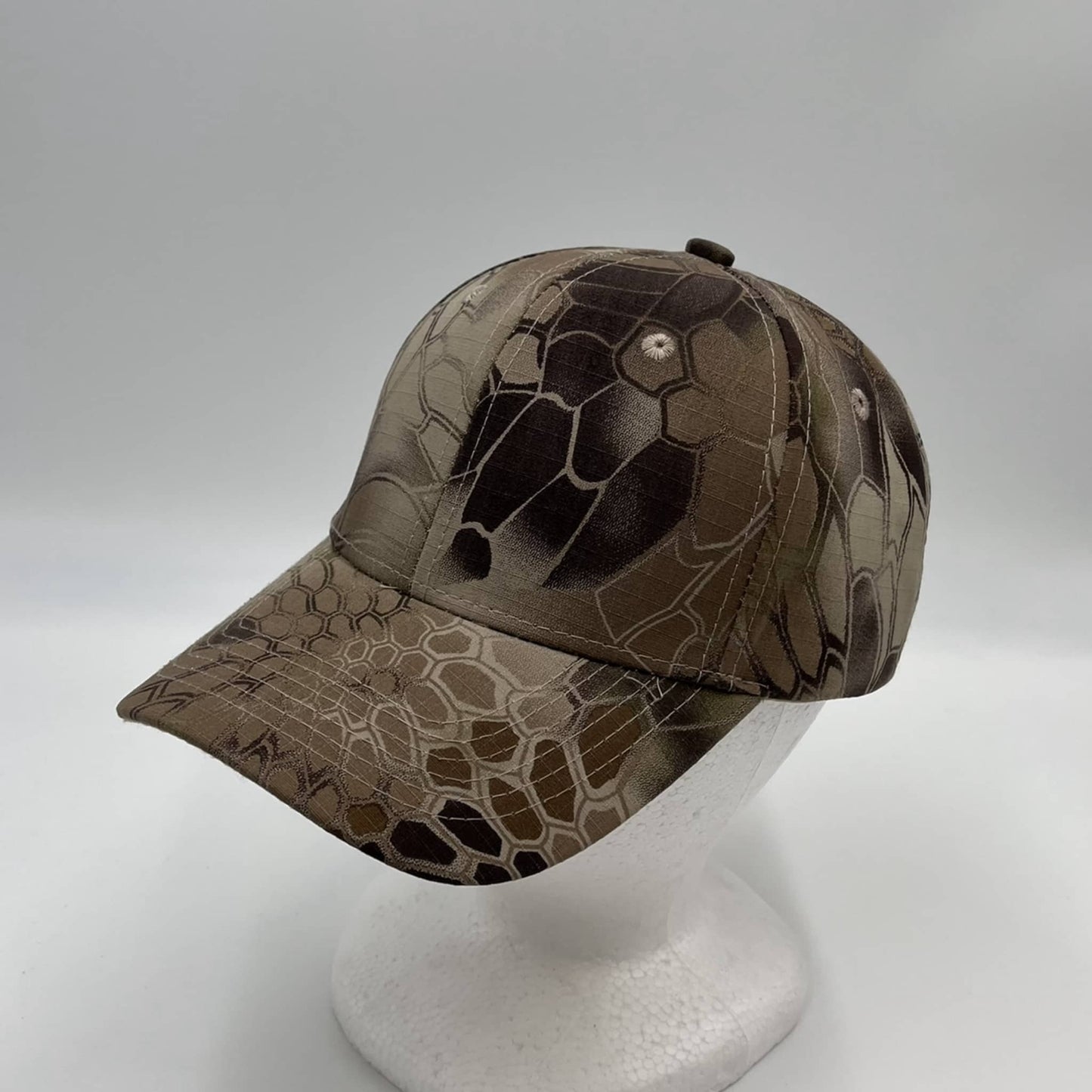 Alpha Omega Cap Plain Velcro Snake Camo 12 pack PCV01-C02 Cap Hat