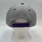 Plain Poly Snapback Light Gray and Blue Lid 12 pack PFS02T10 Cap Hat