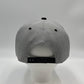 Plain Poly Snapback Light Textured Gray and Black Eyelets/Bill 12 pack PFS0561 Cap Hat
